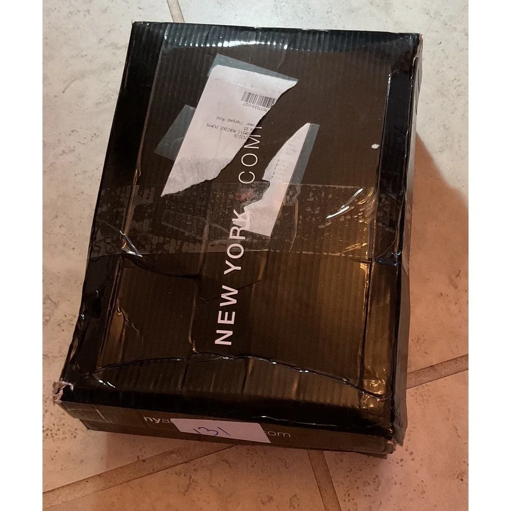 New York & Company Monique Black Heels, Women's Size 7, And Xtra Heel Tips